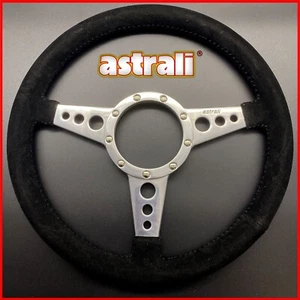 14 Zoll Morris Minor Alcantara Lenkrad & Boss Kit - nur Horn am Stiel - Bild 1 von 6