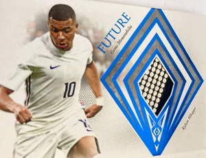 2022 Futera Unique Kylian Mbappe Future Game Memorabilia Patch Jersey SSP 5/8 - Picture 1 of 24