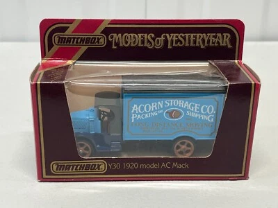 Matchbox Models of Yesteryear Y-30 1920 Model AC Mack Truck 1:72 Acorn Storage - Image 1 of 4