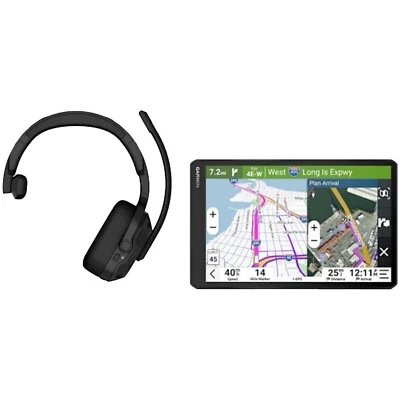 Garmin 010-02926-00 dēzl OTR1020 10" GPS Truck Navigator with dēzl Headset 110 - Image 1 of 4