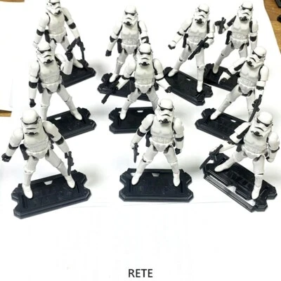 10PCS 3.75'' Stormtroopers OTC Trilogy Storm Troopers Figures w/ Base - Image 1 of 4