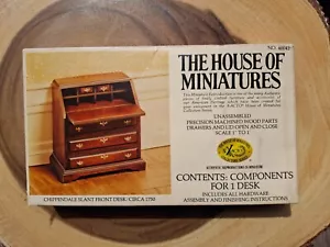 The House of Miniatures Chippendale Slant Front Desk Kit / Circa 1950 - Picture 1 of 8