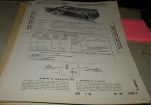MOPAR AM AUTOMOBILE RECEIVER MODELS: 845, 846 (SAMS PHOTOFACT 390-6) - Picture 1 of 1