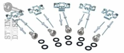 SD-Tec Schnellverschluss Motorrad Verkleidung, 5er Set, 17mm, mit Nietplatte - Bild 1 von 2