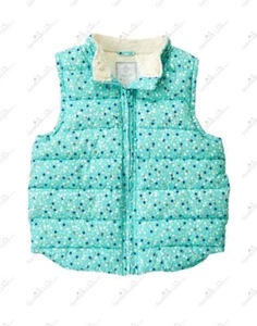 Gymboree 2016 ENCHANTED WINTER Quilted Puffer VEST Size LARGE 10 11 12 NWT - Picture 1 of 2