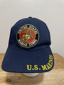 United States Marine Corps USMC Semper Fi Adjustable Eagle Emblems Baseball Cap - Picture 1 of 7