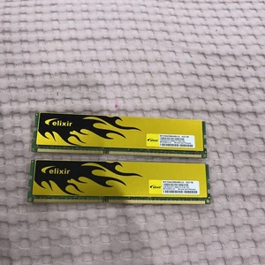 4GB RAM (2*2GB) ELIXIR DDR3 RAM 1600MHz PC3-12800U DIMM M2Y2G64CB8HA9N-DG - Bild 1 von 3