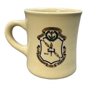 VTG Naval Postgraduate School Coffee MIL-ART Mug Diner Style Monterey CA 10oz - Picture 1 of 12