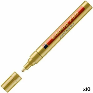 Rotulador permanente Edding 750 Dorado 10 Unidades 2-4 mm [10 Unidades] - Imagen 1 de 2
