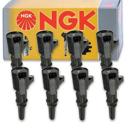 Bobina de encendido NGK de 8 piezas para Ford E-150 Econoline Club Wagon 1997-2002 5,4 L cj Foto 1 de 4