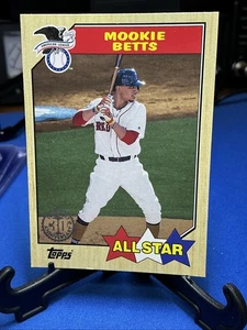 2017 Topps 1987 Topps Baseball 30th Anniversary All-Star Mookie Betts #87-190 - Picture 1 of 10