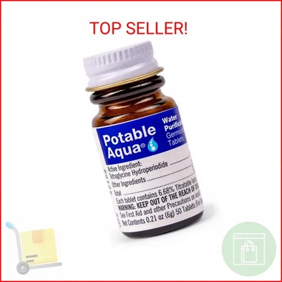 Potable Aqua Water Purification Treatment - Portable Drinking Water Treatment fo - Image 1 of 2