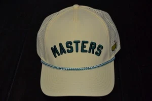 THE MASTERS AMARILLO DRY FIT TECH CUERDA SOMBRERO NUEVO GOMA TRASERO AUGUSTA NATIONAL GOLF - Imagen 1 de 6