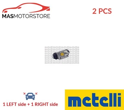 DRUM WHEEL BRAKE CYLINDER PAIR REAR METELLI 04-0708 2PCS A FOR KIA SOUL,MAGENTIS - Image 1 of 4