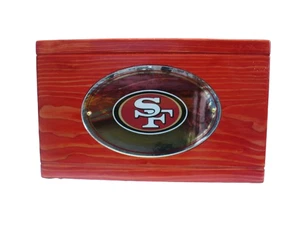 FÚTBOL SAN FRANCISCO 49ERS--URNA DE CREMACIÓN PARA ADULTOS TAMAÑO COMPLETO (C) - Imagen 1 de 3