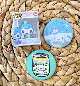 Funko Bitty Pop Cinnamoroll Figure 3-Piece Bundle & 2 Pins - Picture 1 of 10