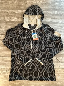 Columbia Sweater Womens Medium Omni-Shield Jacket Black Half Zip Hooded NWT (r) - Picture 1 of 7