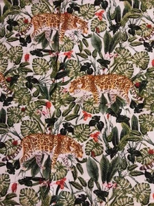 Stoff Gepard Fat Quarter 18" L x 21" W Mehrfarbig - Bild 1 von 2