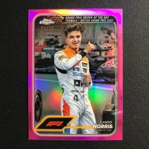 2024 Topps Chrome Formula 1 F1 #168 Lando Norris Pink Refractor /75 - Picture 1 of 2