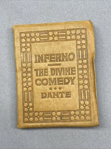 Antique Little Leather Library INFERNO The Divine Comedy DANTE Miniature Book - Bild 1 von 11