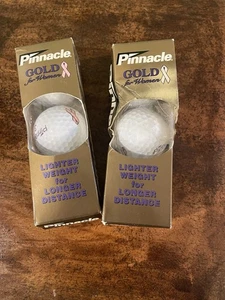 Palline da golf Pinnacle Gold per donna nastro consapevolezza 2 maniche di 3 palline ciascuna - Foto 1 di 5