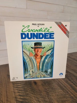Crocodile Dundee Laserdisc LD Paul Hogan VG+ Clean, 1986 - Image 1 of 4