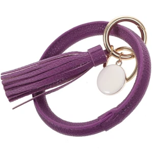 Quaste Armband Schlüsselanhänger rund Kreis Armband Schlüsselring Key Chain - Bild 1 von 12