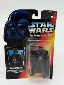 Figura de juguete Star Wars Power of the Force - Darth Vader Long Saber nuevo 1995 Kenner - Imagen 1 de 2