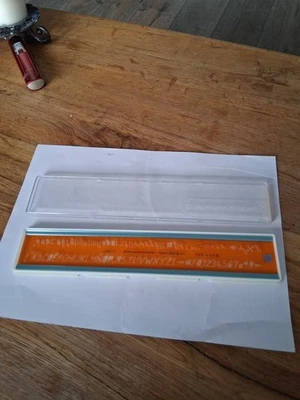 Standardgraph 251/7 Normschriftschablone – 7,0 mm große kursive Schrift - Bild 1 von 4