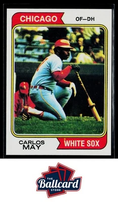 1974 Topps #195 Carlos May NM - Image 1 of 2