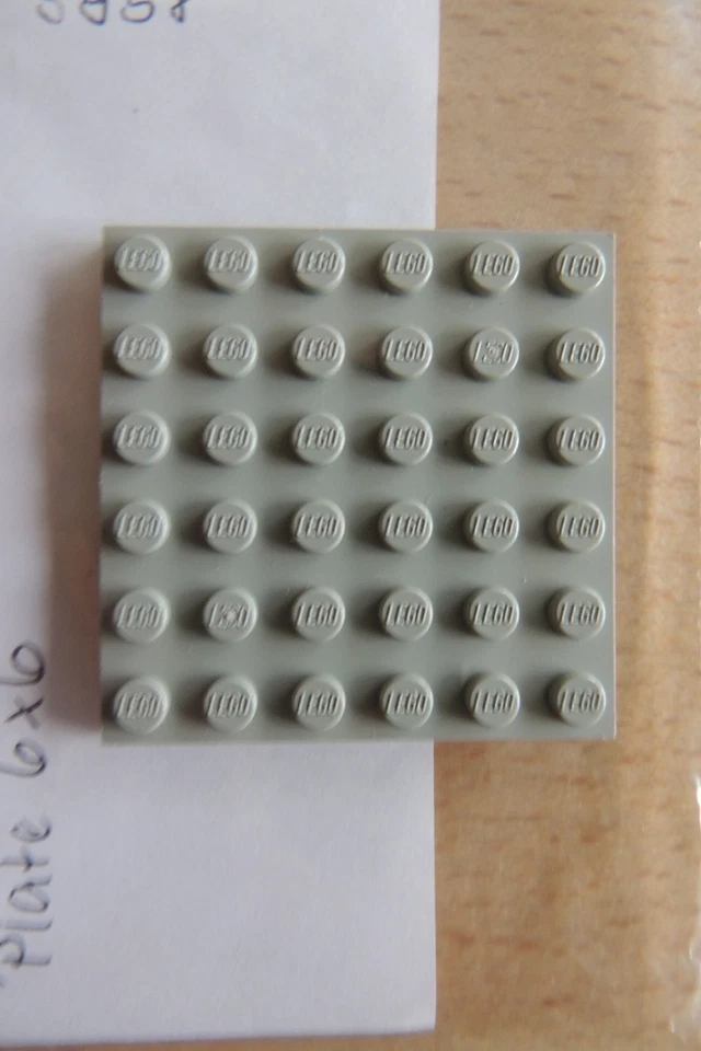 Lego 3958 Platte 6x6 hellgrau - Bild 1 von 1