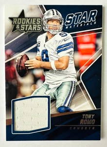 2015 Panini Rookies & Stars Tony Romo Jersey Card Star Materials Cowboys Legend! - Picture 1 of 3