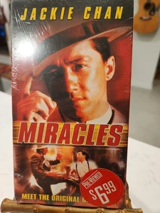 VINTAGE NEW SEALED VHS    MIRACLES   Jackie Chan - Picture 1 of 1
