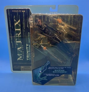 Figurina The Matrix Reloaded Trinity Falls serie due giocattoli McFarlane 2003 sigillata - Foto 1 di 10