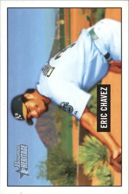 2005 Bowman Heritage Mini #314 Eric Chavez - BB - Image 1 of 2