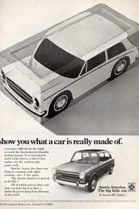 1971 British Leyland Austin/MG America Station Wagon PRINT AD - Bild 1 von 1