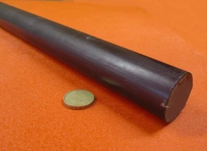 Ultem PEI Rod 1000-1000 Natural  1.50" Diameter Rod x 1 Ft Long - Picture 1 of 11