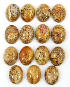 207,40 Ct Pietra Preziosa Diaspro Quadro Naturale 15x20 mm Cabochon Lotto 15 Pezzi - 61184 - Foto 1 di 2