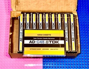TDK  AD 45   1975  TYPE I   BOX OF 10 CASSETTE  TAPES (SEALED) - Picture 1 of 5