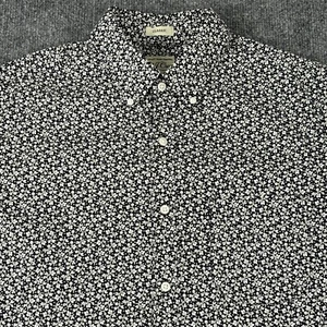 J Crew Floral Long Sleeve Button Front Shirt Classic Fit Size Medium - Picture 1 of 8