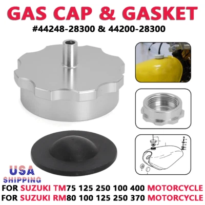 Kit de tapa y junta de gas combustible EE. UU. 44200-28300 44248-28300 para Suzuki TM RM125 100 250 Foto 1 de 4