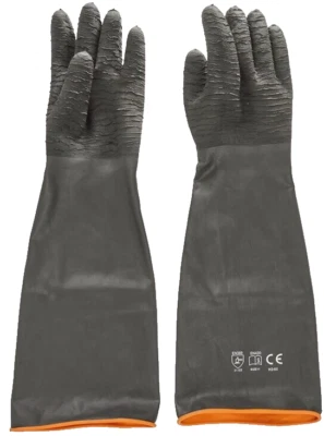 COPPIA GUANTI RICAMBIO PER VASCA LAVAPEZZI LAVA PEZZI FERVI 0305/0203/1118 0305