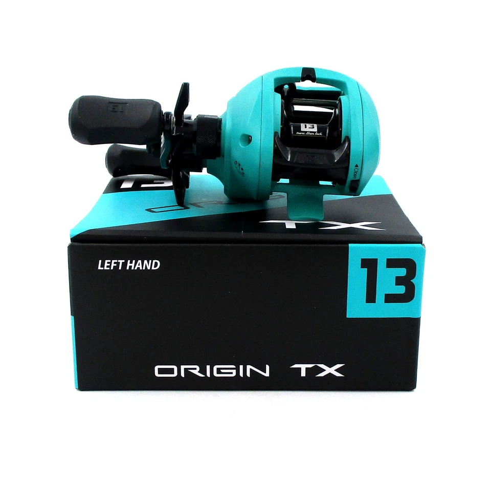 13 FISHING ORIGIN TX 7.3:1 LEFT HAND SALTWATER BAITCAST REEL #2 BRAND NEW - Image 1 of 1