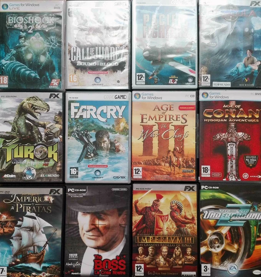 JUEGOS PC CD DVD USADOS ELIGE LOS TUYOS Y PAGA SOLO UN ENVÍO. - Imagen 1 de 1