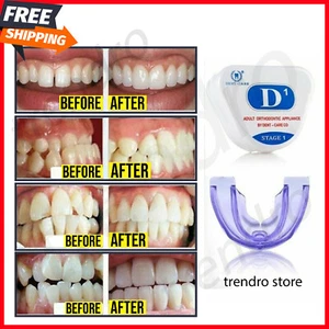 Frenos ortodoncia dental Myobrace carillas retenedores de ortodoncia antimolar abolladura - Imagen 1 de 16