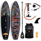 Hurley PhantomTour Color-Wave ISUP Inflatable Stand Up Paddleboard Set - 10 ft 6