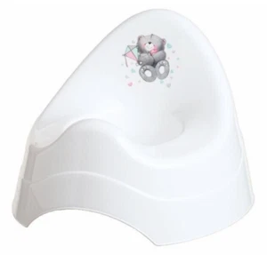 Sedile WC Vasino Plastica per Bambini Allenatore Sedile Allenamento Orso Bianco - Foto 1 di 3