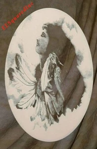 INDIAN PRINCESS STATIC CLING WINDOW DECAL New Oval 8x12 Native American Decor - Picture 1 of 7