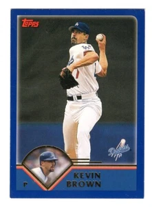 2003 Topps Kevin Brown #614 Los Angeles Dodgers Baseball Card - Picture 1 of 2