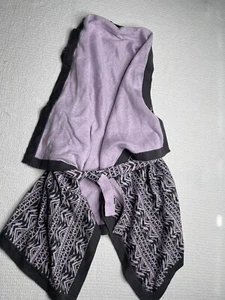 ivivva girls reversible cardigan Sz M wuth belt - Picture 1 of 7